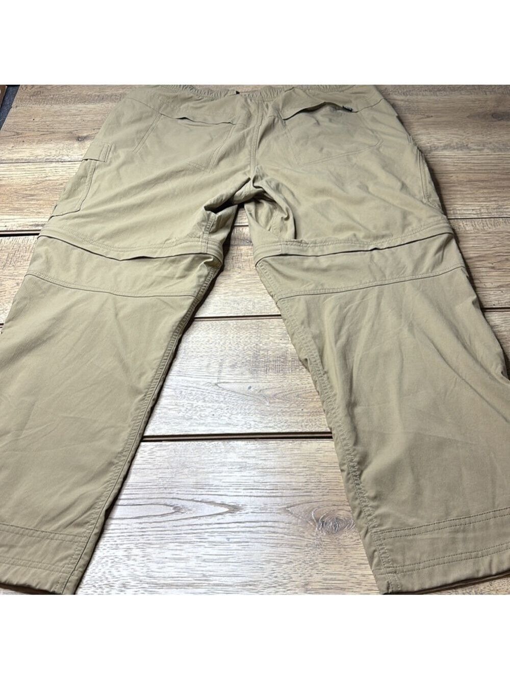 Men’s REI Asphalt Zipper Ankle Convertible Cargo Hiking Pants Size 36x29 - Picture 4 of 10